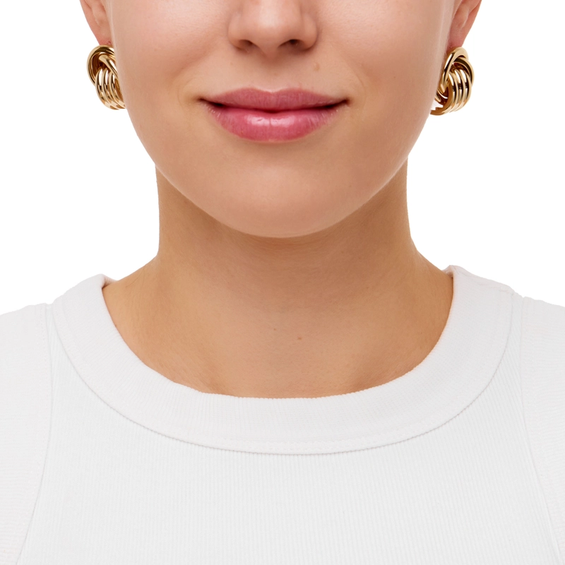 Серьги Гоночная Трасса – Золото