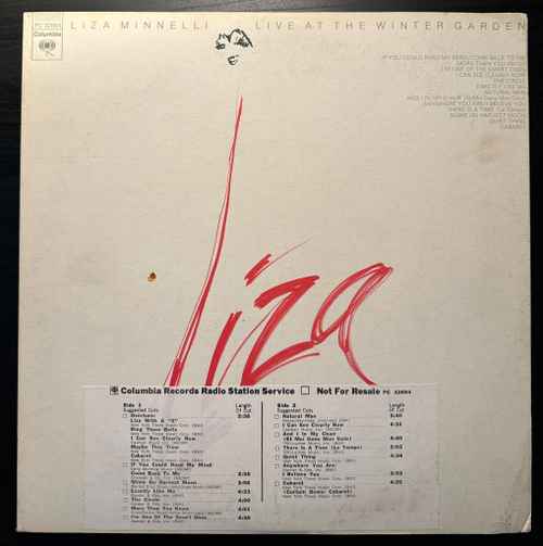 Liza Minnelli - Live At The Winter Garden (США 1974г.)