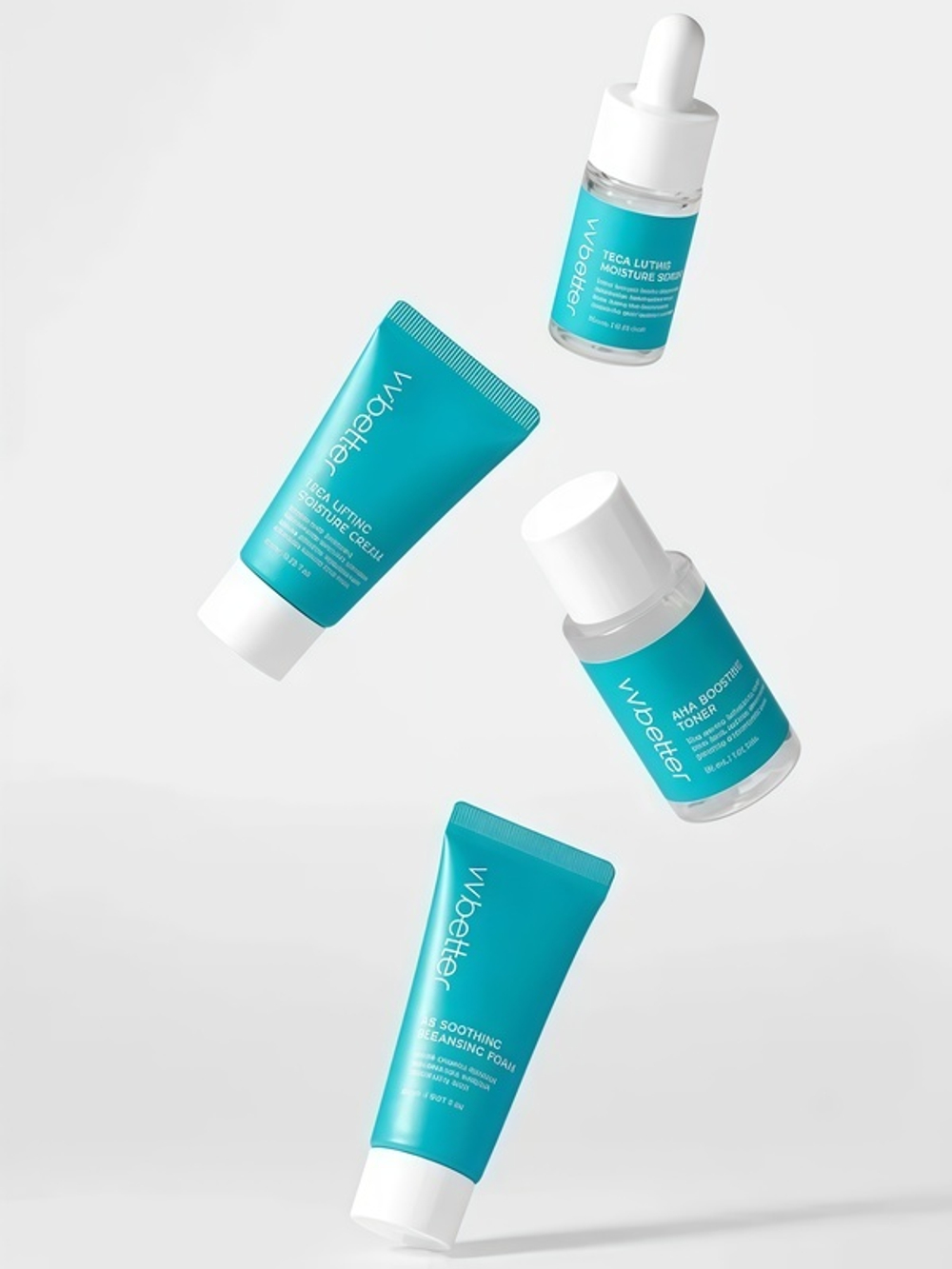 [VVBETTER] Набор миниатюр по уходу за лицом 4 STEP BLUE LINE TRAVEL KIT