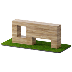 Препятствие Стенка с двумя проломами