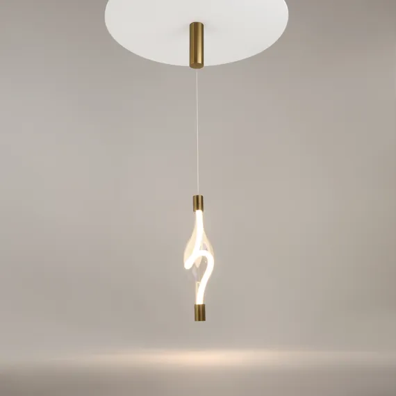 Подвесной светильник Виток / Loop 3000К 14Вт Maytoni mod290pl-l14bs3k