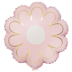 Фигура Цветок Ромашка розовая с золотом (21"/53 см)
