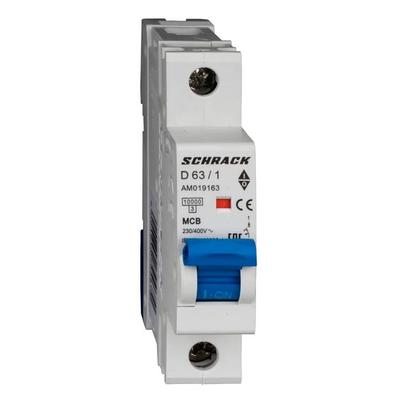 Автоматический выключатель Schrack Technik 1P D 63A 10kA Amparo AM019163--