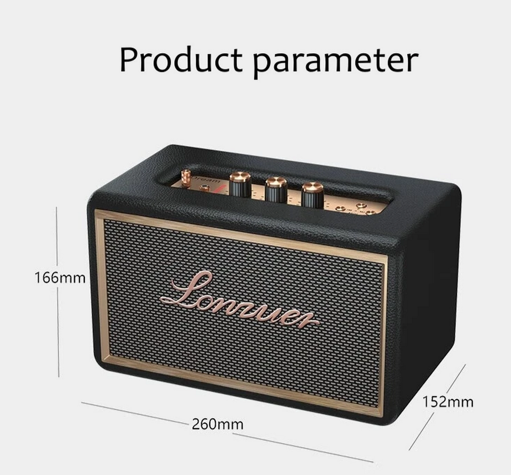 Беспроводная колонка Lonzuer Dream 60W Retro