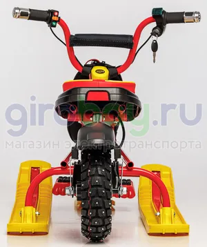 Детский электроснегокат BARS Lite 500W - Красный фото 9 фото №11