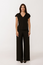 Широкие брюки с пайетками Тамбовчанка