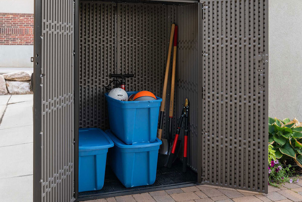 Ящик-шкаф уличный LifeTime WoodLook 1450 л