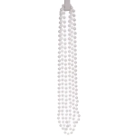 Бусы на ёлку 2,0 м «Шарик средний» d-8мм, Белый