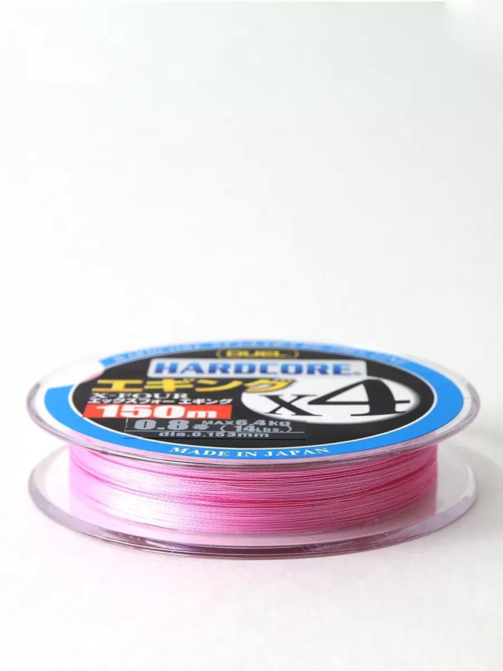 Плетеный шнур для рыбалки Duel PE Hardcore X4 Eging