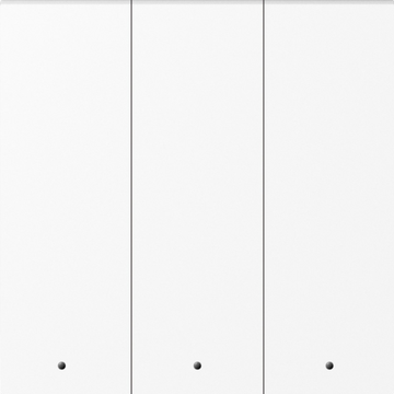 Клавиша 3-я с подсветкой,  глянцевый белый,  серия A07