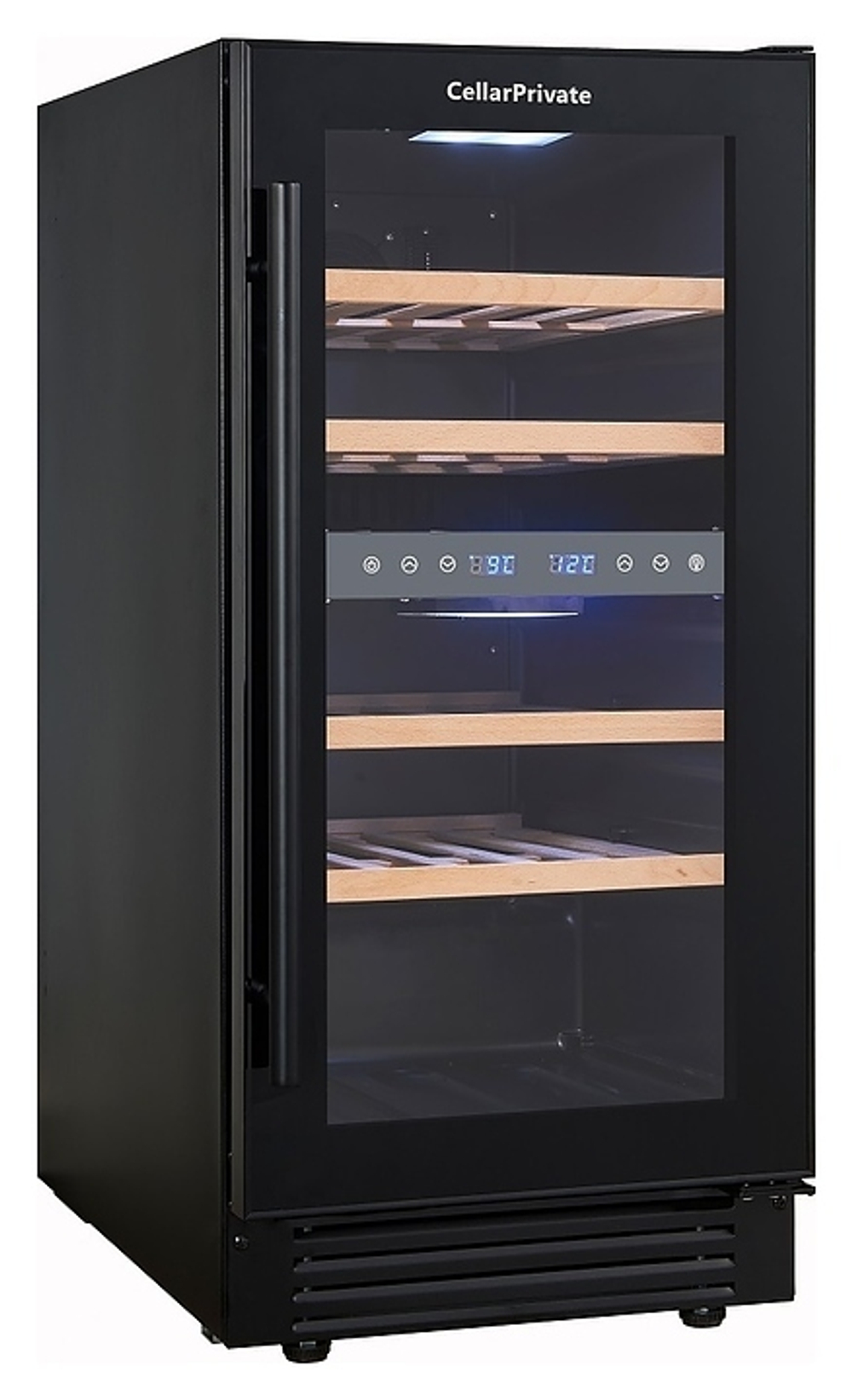 Винный шкаф Cellar Private CP027-2TB черная дверь