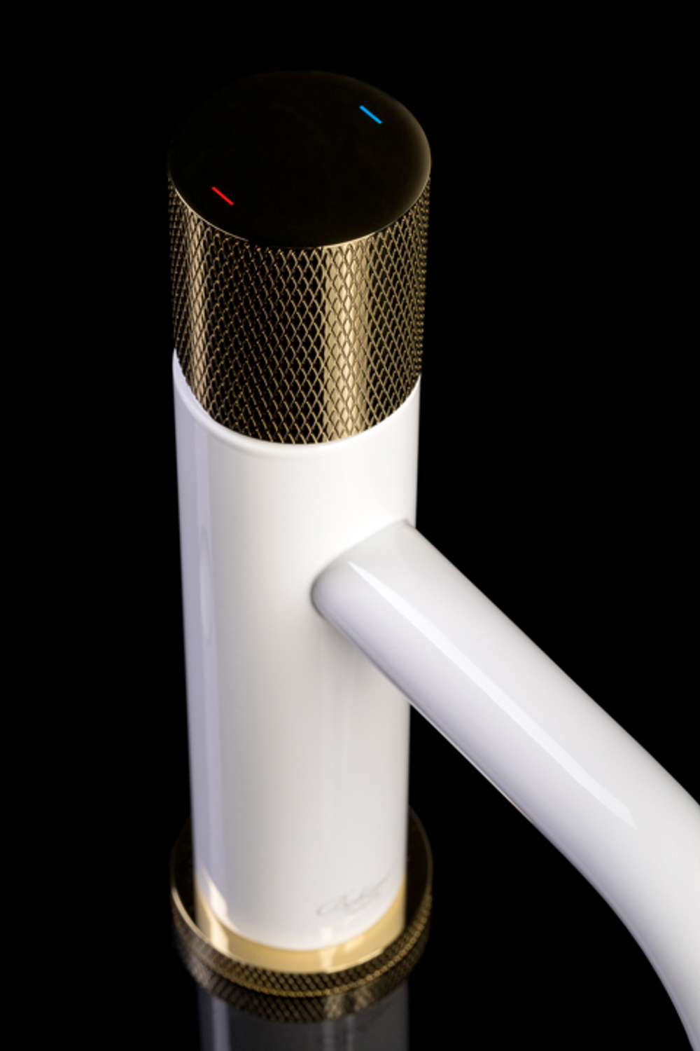 Смеситель STICK для умыв. низ. WHITE DIAMOND GOLD_Комплект