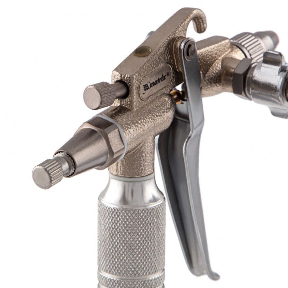 Краскораспылитель пневматический для финишных работ с верхним бачком V 0,1 л, сопло D 0.5 мм Matrix, 57318