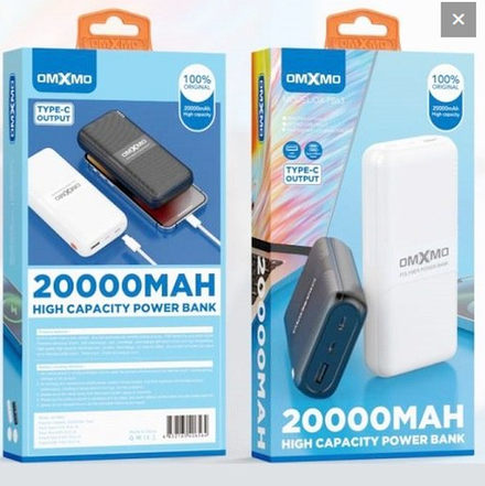 Портативный аккумулятор OMXMO OX-PB63 20000 mAh (черный)