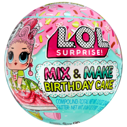 L.O.L. SURPRISE - кукла ЛОЛ в шаре-сюрпризе Mix & Make Birthday Cake 593140 / артикул   593140  / GTIN 035051593140