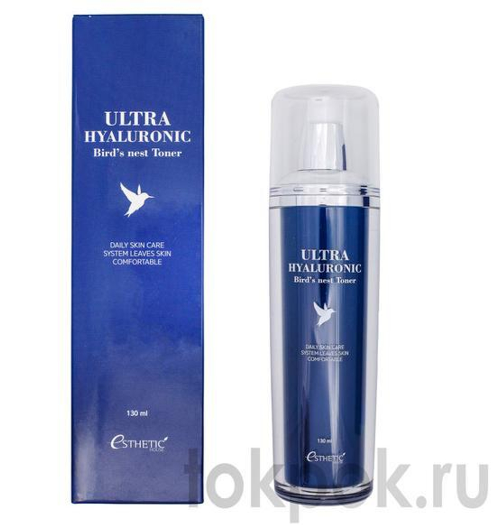 Тонер для лица Esthetic House Ultra Hyaluronic Acid Bird's Nest Toner, 130 мл