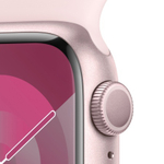 Часы Apple Watch Series 9 GPS, ремешок розового цвета