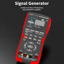 Цифровой мультиметр ZOYI ZT-703S двухканальный 50 МГц*2 /250 МС/с переменного/постоянного напряжения тока Ом частоты диодов сопротивления емкости