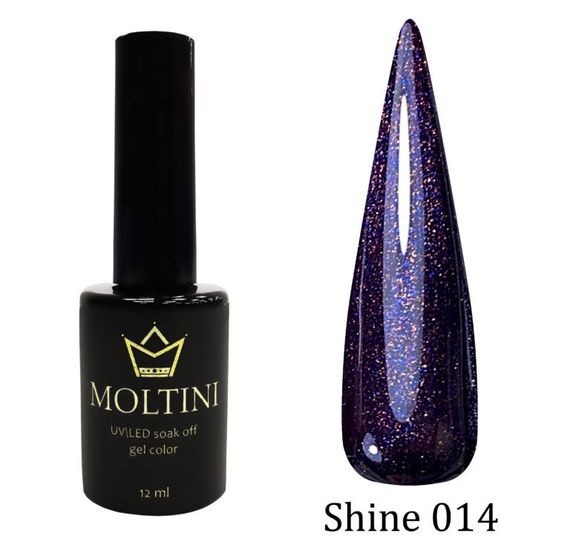 Гель-лак Moltini Shine 014, 12 ml