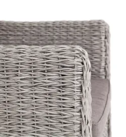 "Кальяри" кресло из искусственного ротанга (гиацинт), цвет серый