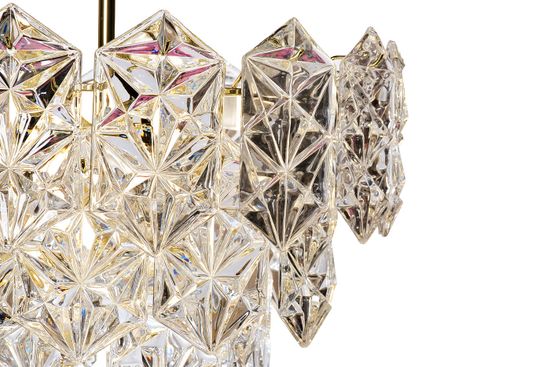 91GH-1009-8 Люстра потолочная TENDER, латунь d.51см h.61см