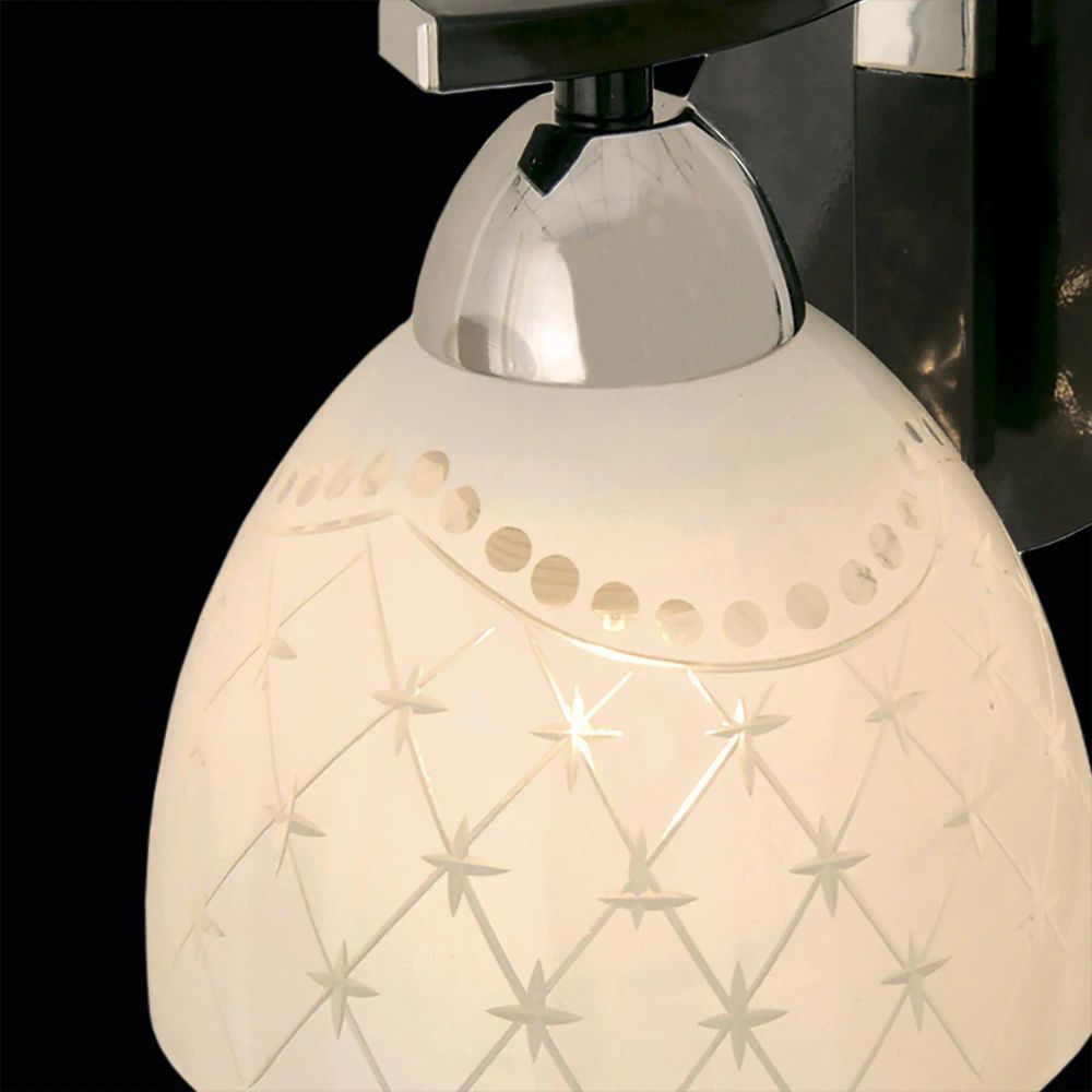 Citilux Кристи CL152311 Бра с выключателем Чёрный Хром