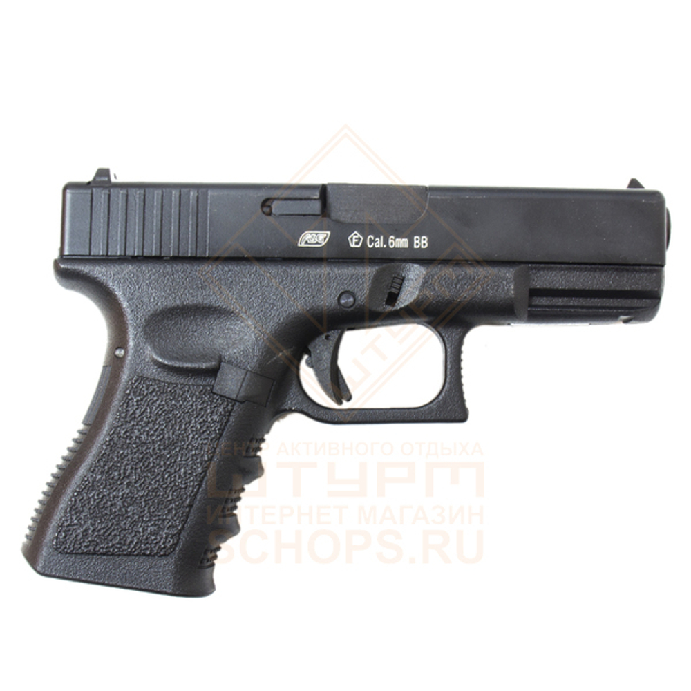 Модель пистолета ASG Glock G19 Metal Slide, Black