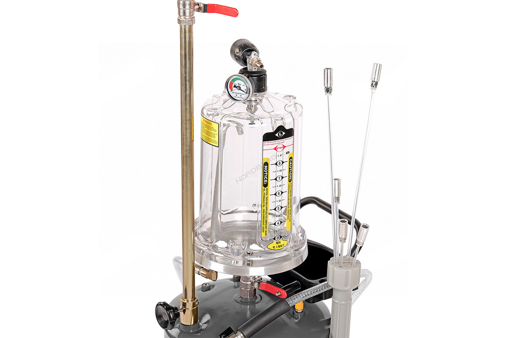 NORDBERG (2379G) Установка для сбора масла пневматическая, 65 л, серая