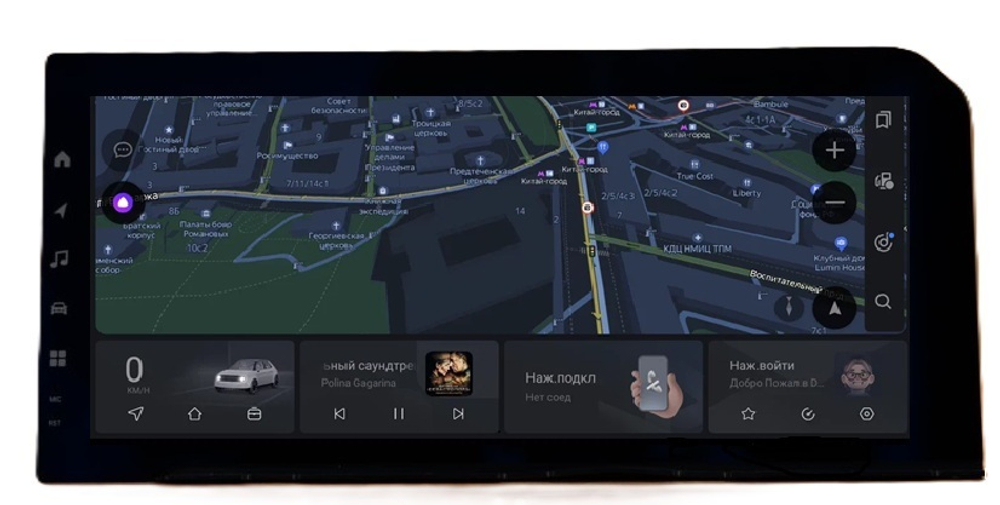 Магнитола для Toyota Land Cruiser Prado 250 2023+ - Carmedia ZH-T1226 на Android 12, 8Гб+128Гб, 4G SIM-слот, CarPlay