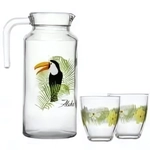 Набор питьевой 7 предметов «Тукан джангл» (кувшин + 6 стаканов)