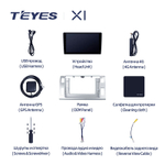 Teyes X1 10.2" для Toyota Previa, Estima 3 2006-2019
