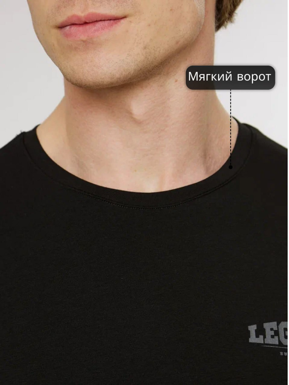 Футболка Legenda Щит и Меч черная