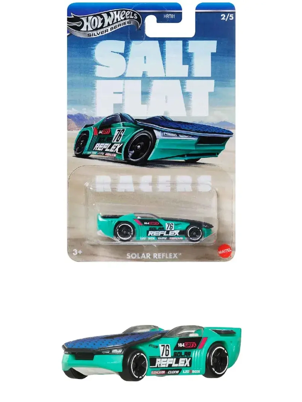 Машинка Хот Вилс Silver Series Solar Reflex HRT81 JBY82