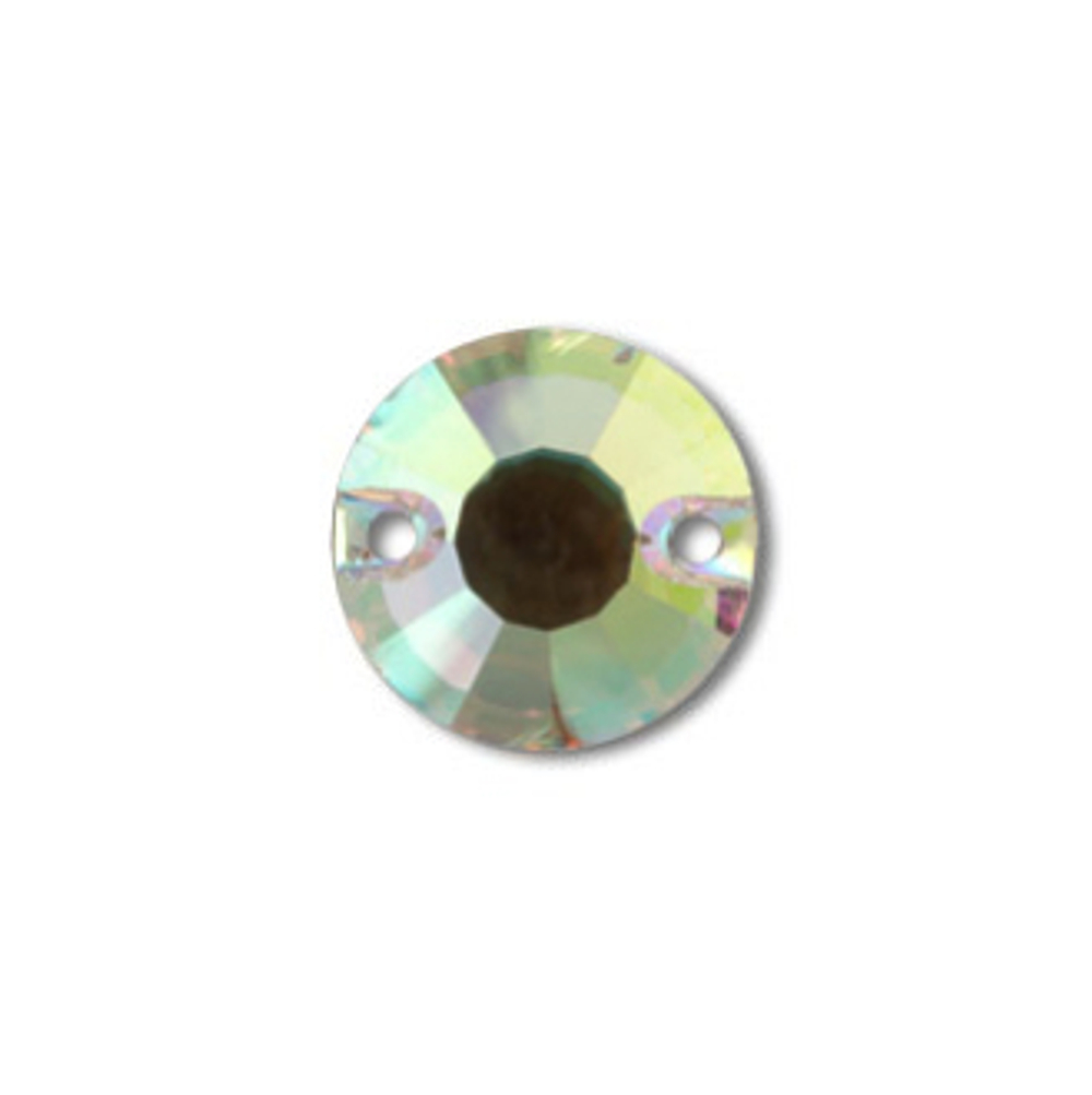 Стразы "PRECIOSA" Crystal AB 10 мм, стекло  перламутр (crystal AB), 1 шт