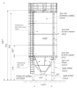 Силос цемента СЦР-100 (Н2)