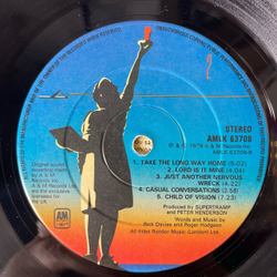 Винтажная виниловая пластинка LP Supertramp Breakfast In America (UK 1979) The Logical Song
