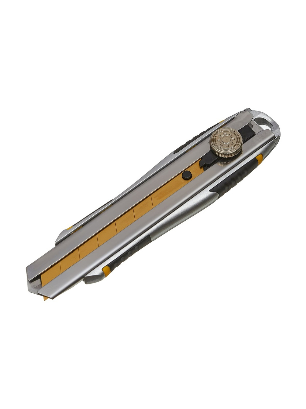 Строительный нож Inforce 25 мм в металлическом корпусе с винтовым зажимом 06-02-13