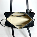 Женская замшевая сумка-багет черного цвета