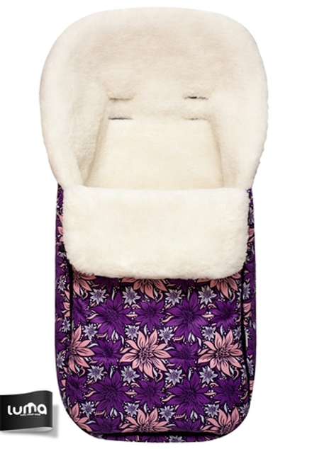 Конверт для коляски меховой Luma Forma Night bouquet