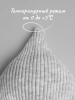 Чепчик детский вязаный на завязках