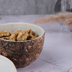 Емкость для подачи 260 мл с крышкой d 9,5/4,5 см h8,5 см Dark Brown Mushroom Frutti di Mare P.L. [1]