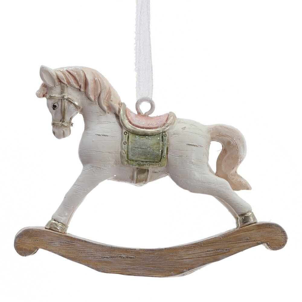 GAEM Фигурка декоративная подвесная "Лошадка-качалка", L7,5 W2 H6 см