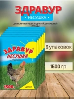 Здравур Несушка Кормовая добавка для кур 1500гр *6шт