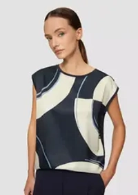 Блуза свободного кроя с принтом s.Oliver Black Label