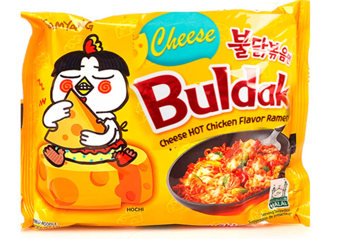 Лапша Рамен Samyang со вкусом острой курицы с сыром Бульдак, 140г
