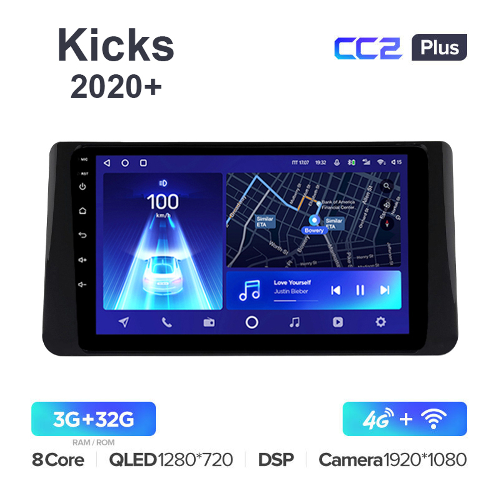 Teyes CC2 Plus 10,2"для Nissan Kicks 2020+  (прав)