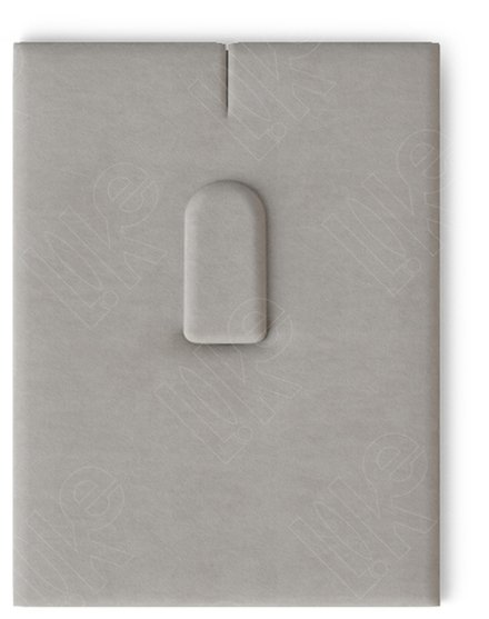 Вкладыш 08/наклонный/для кольца/язычок/прорезь для нитки