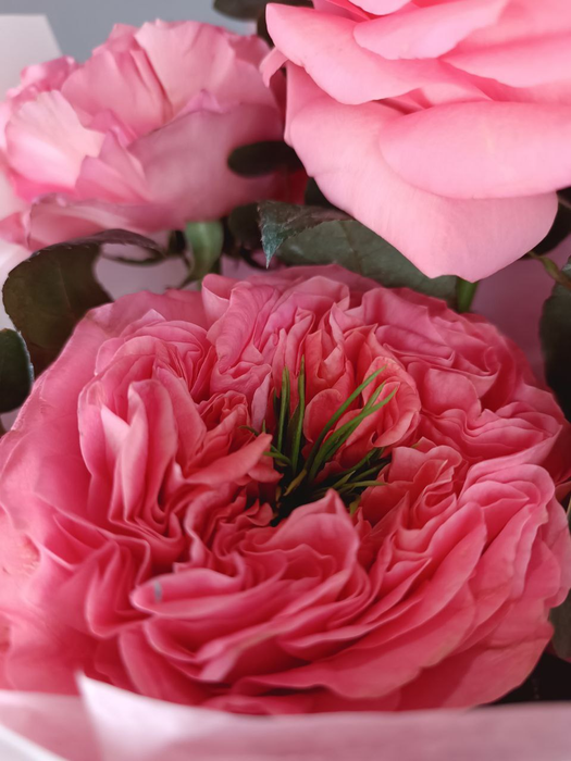 Букет-комплимент "Персиковая симфония"