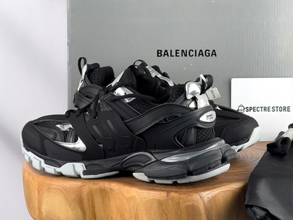 Balenciaga Track Sneaker Black Silver