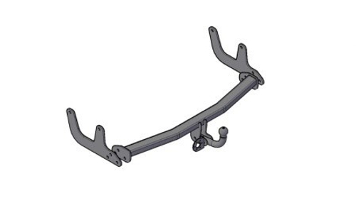 Фаркоп Renault Sandero с 2008-2014 г. (без электрики) (Буксирофф)